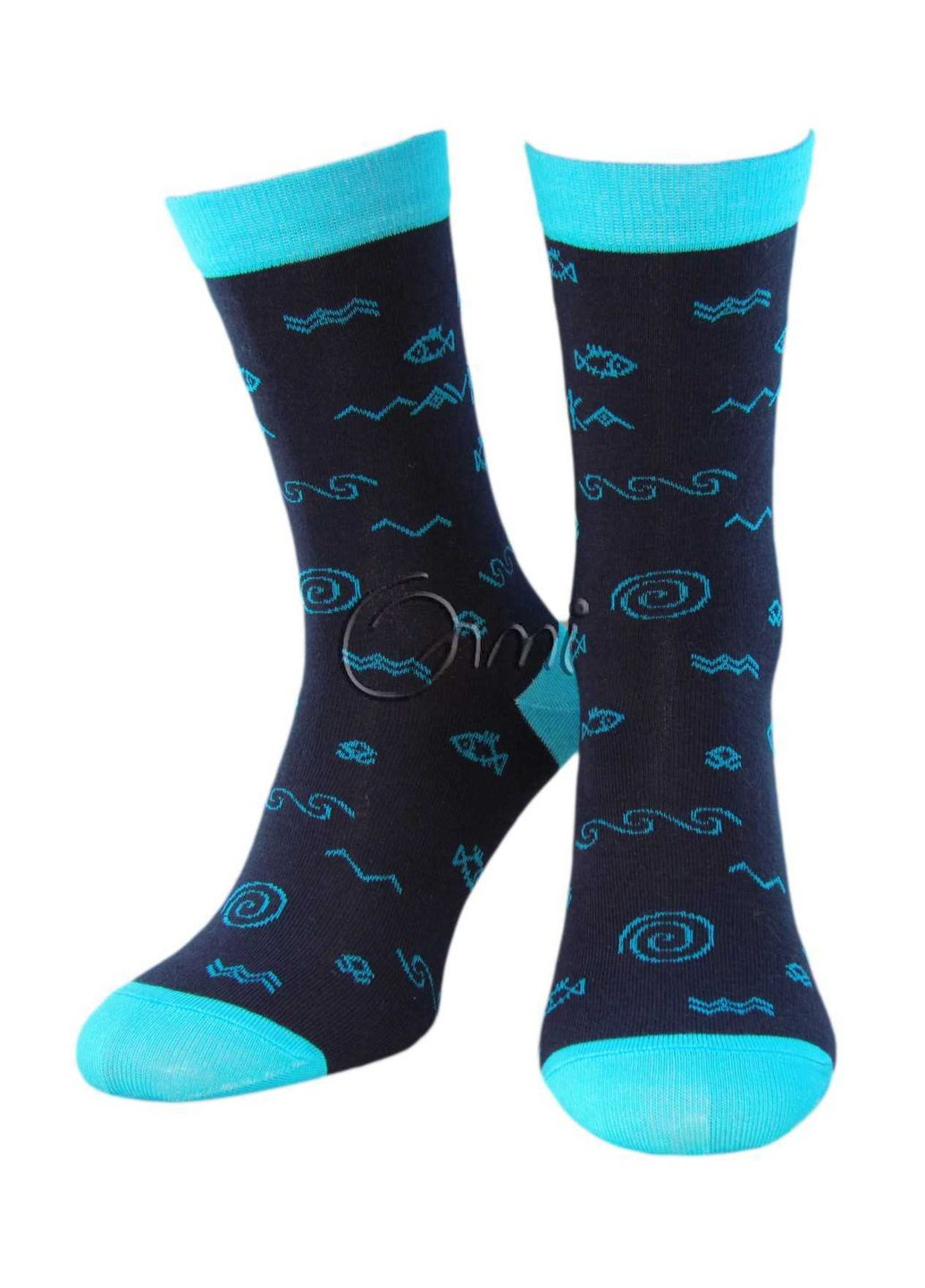 Сині шкарпетки жіночі 5614р.21-23 темно-синій Duna (348782279)