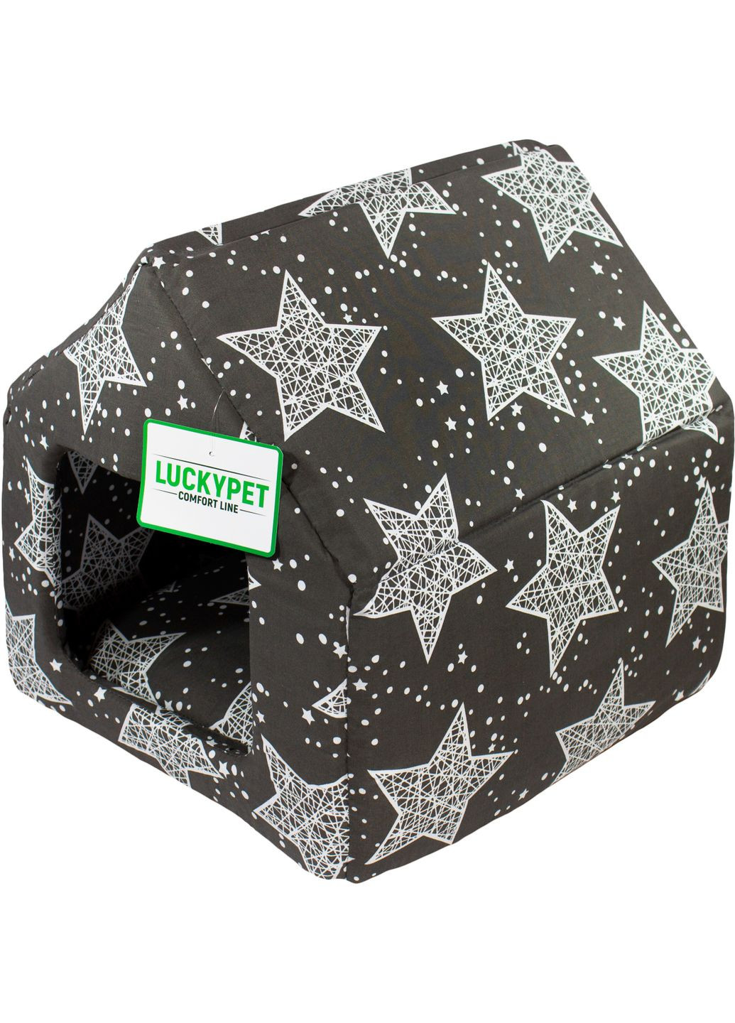 Будиночок для собак і кішок Джессі №0 26x27x27 см Сірий (4820224210872) Lucky Pet (313239744)