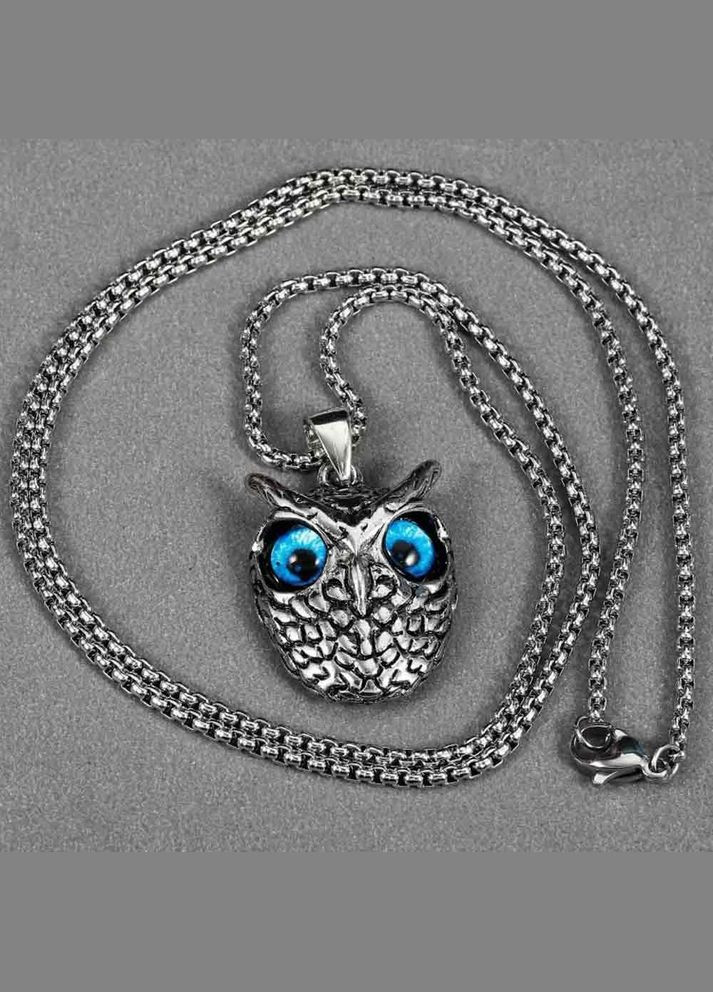 Симпатичний кулон сова з синіми очима (NR0077_1) No Brand (315885427)