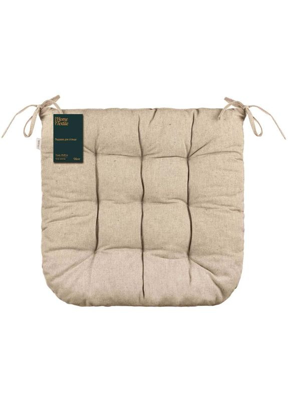 Подушка для стільця Oliver, 40х40см, 100% бавовна, нап-ч: 50% холоф, 50% пп, шоколад ART02OR Ardesto (290250828)