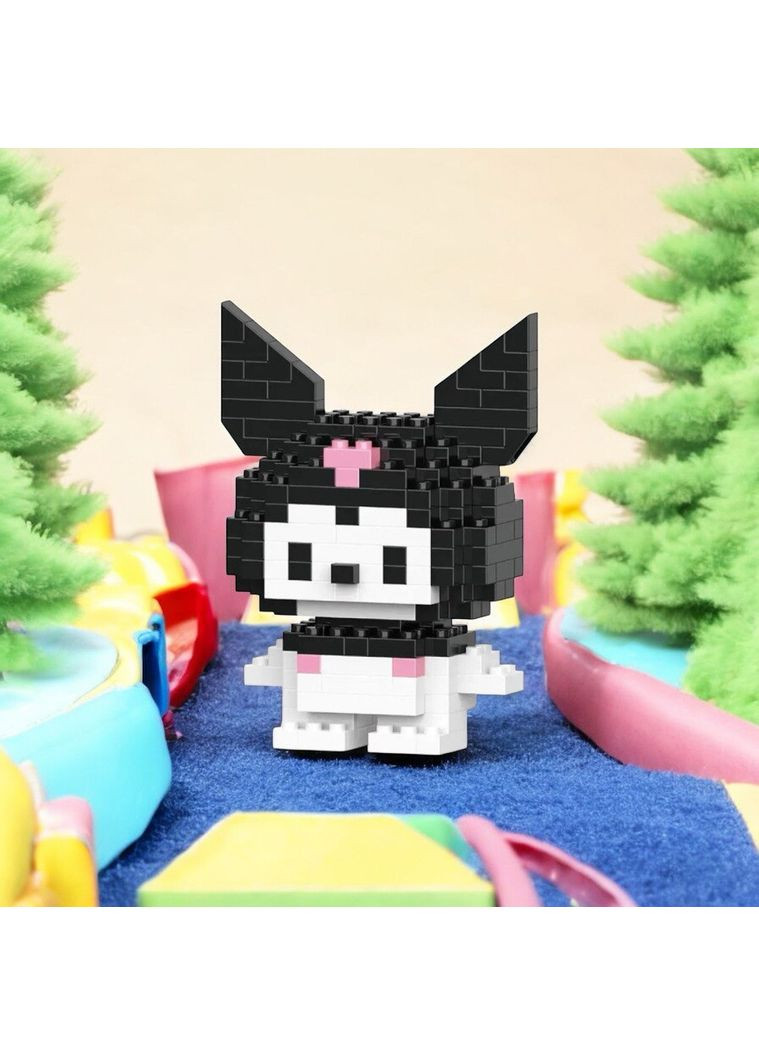 3D конструктор із мініблоків фігурка "Куромі" Bricks 151 деталі дитячий піксельні блоки 7.2 см Magic (361161836)