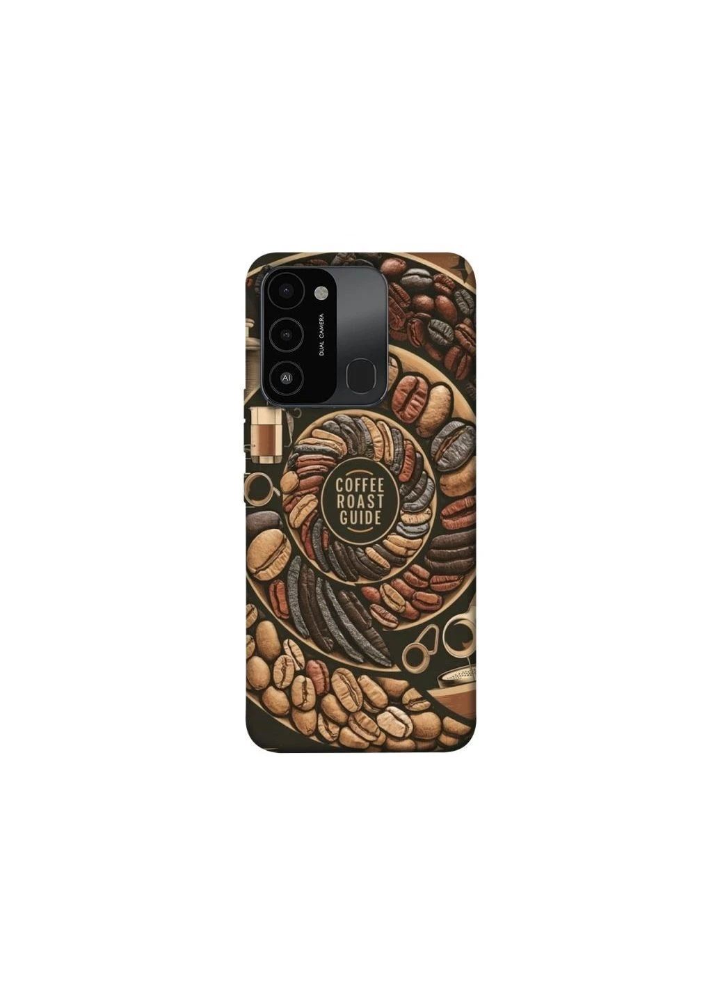 Чехол на TECNO Spark 8C Coffee roast guide Frontalka (384627791)