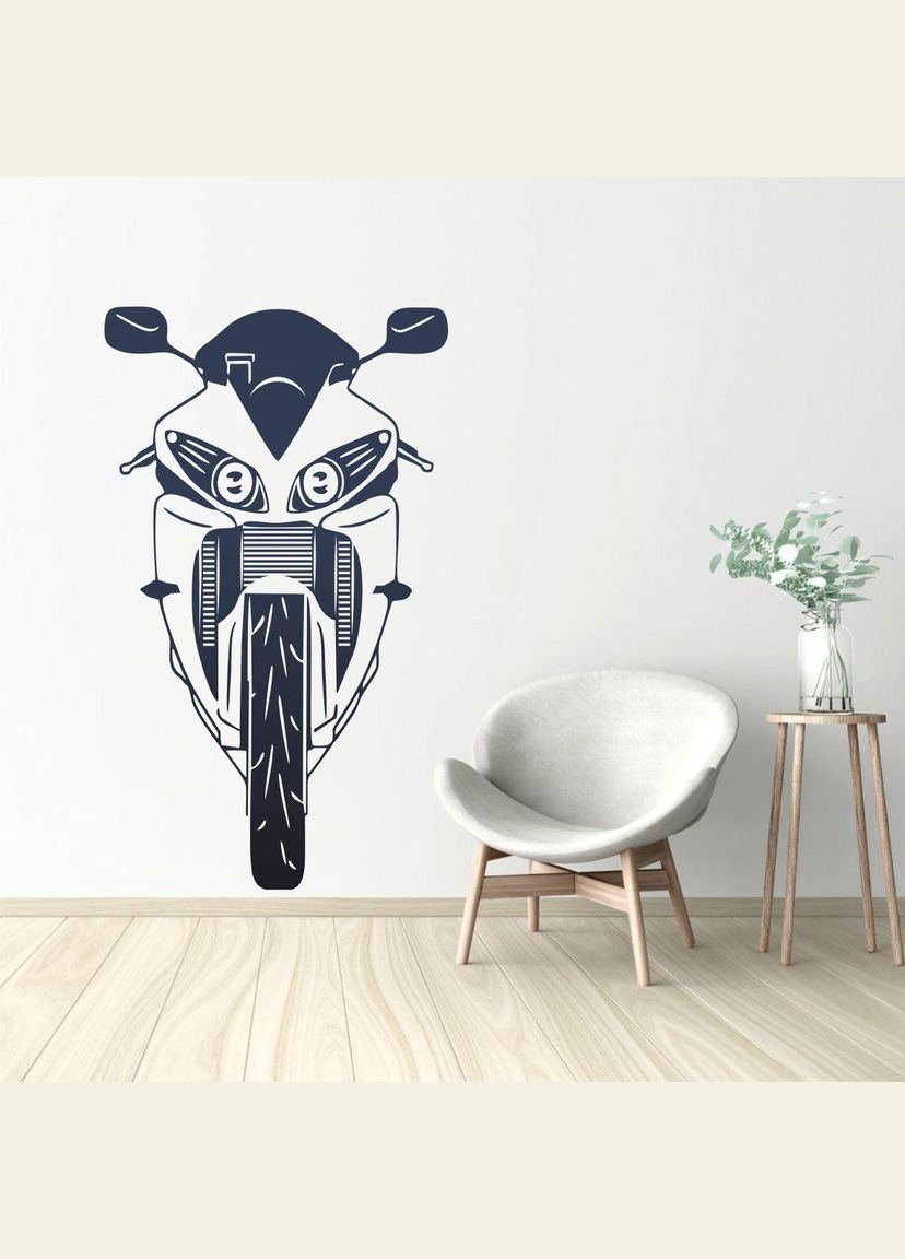 Трафарет для покраски, Мотоцикл2, одноразовый из самоклеящейся пленки 195 х 115 см Декоинт (278289435)