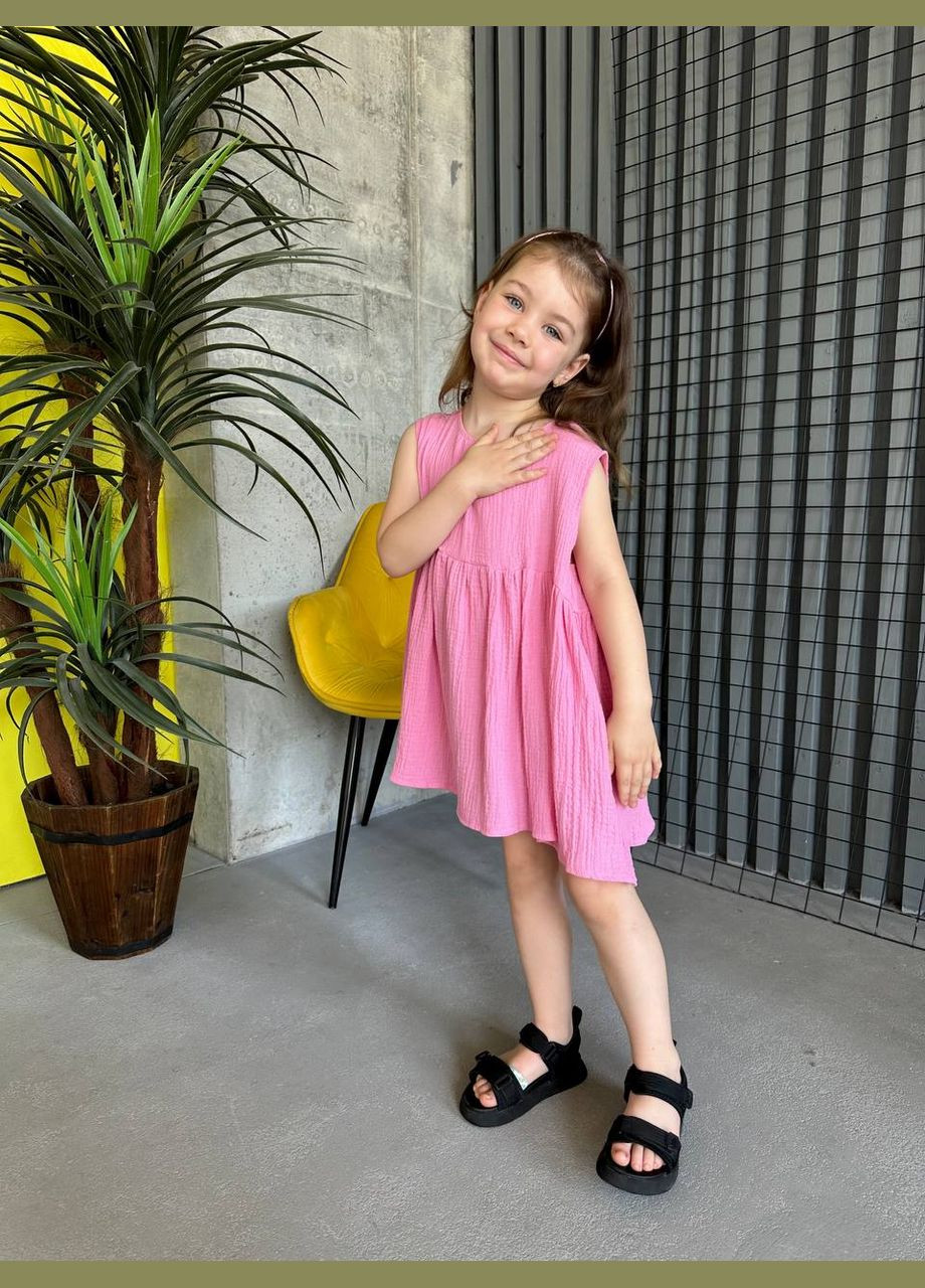 Рожева дитяча сукня з мусліну Adelante (330105718)