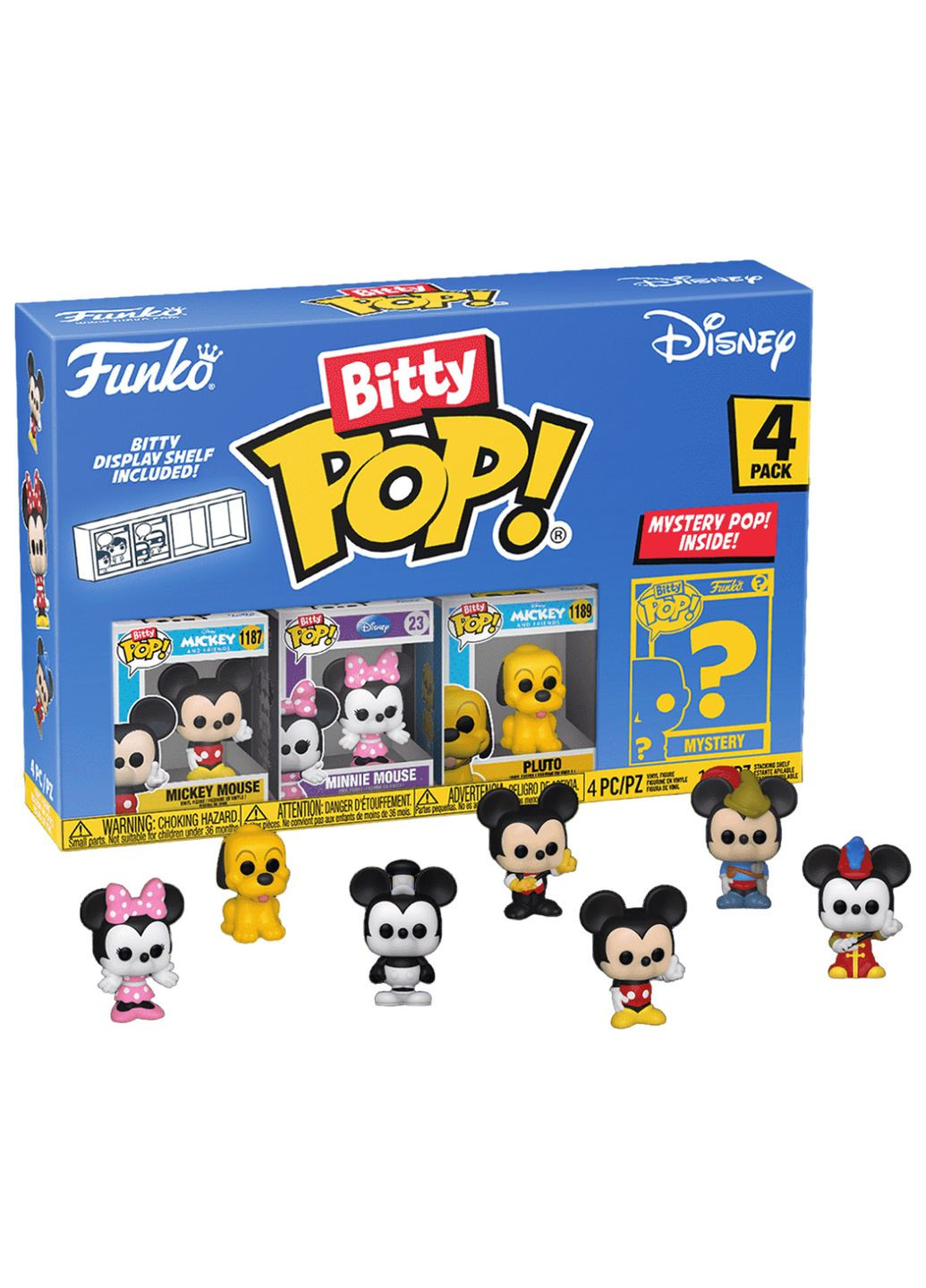 Набор игровых фигурок Bitty Pop Disney Series 1, 4 шт. () Funko 76340 (328393769)