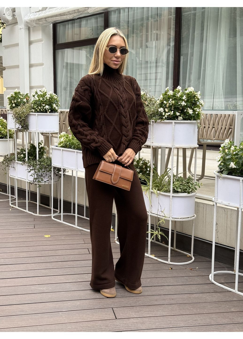 В'язаний костюм (светр і штани) No Brand (372608138)