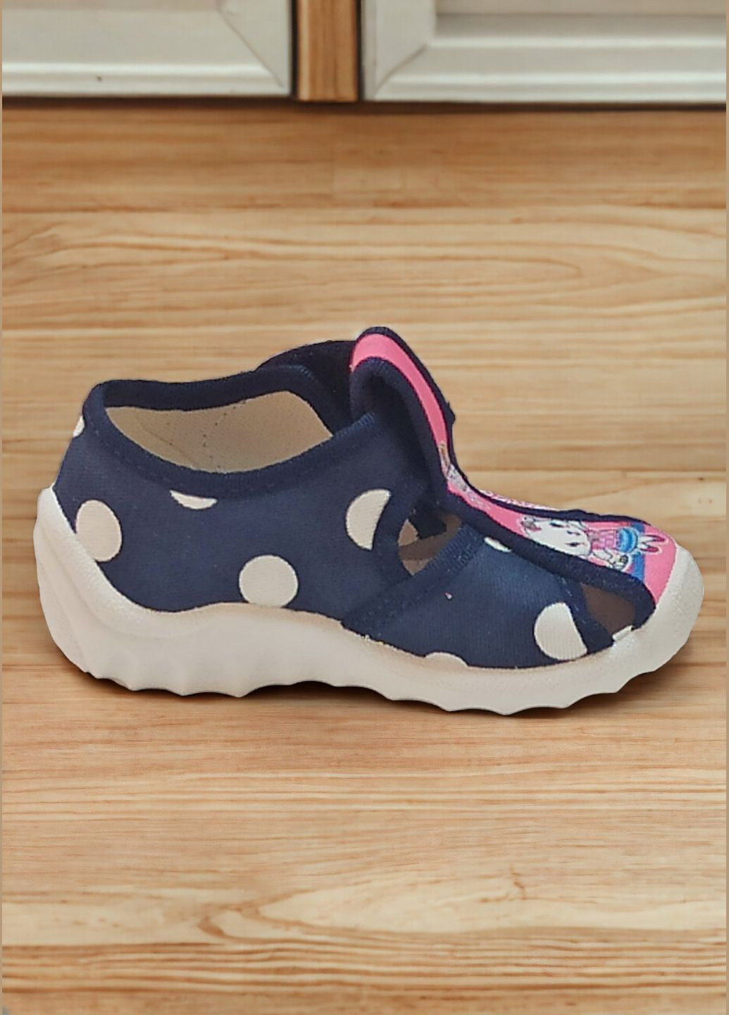 Дитячі ортопедичні тапочки капчики на липучці для дівчинки валді Waldi (327432073)