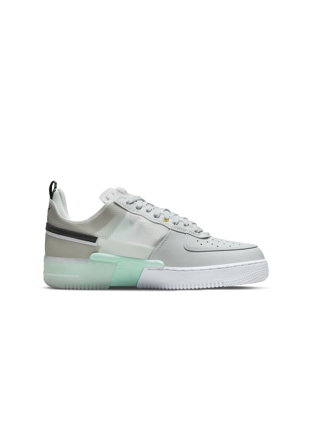 Серые кроссовки мужские air force 1 react grey dm0573-001 Nike