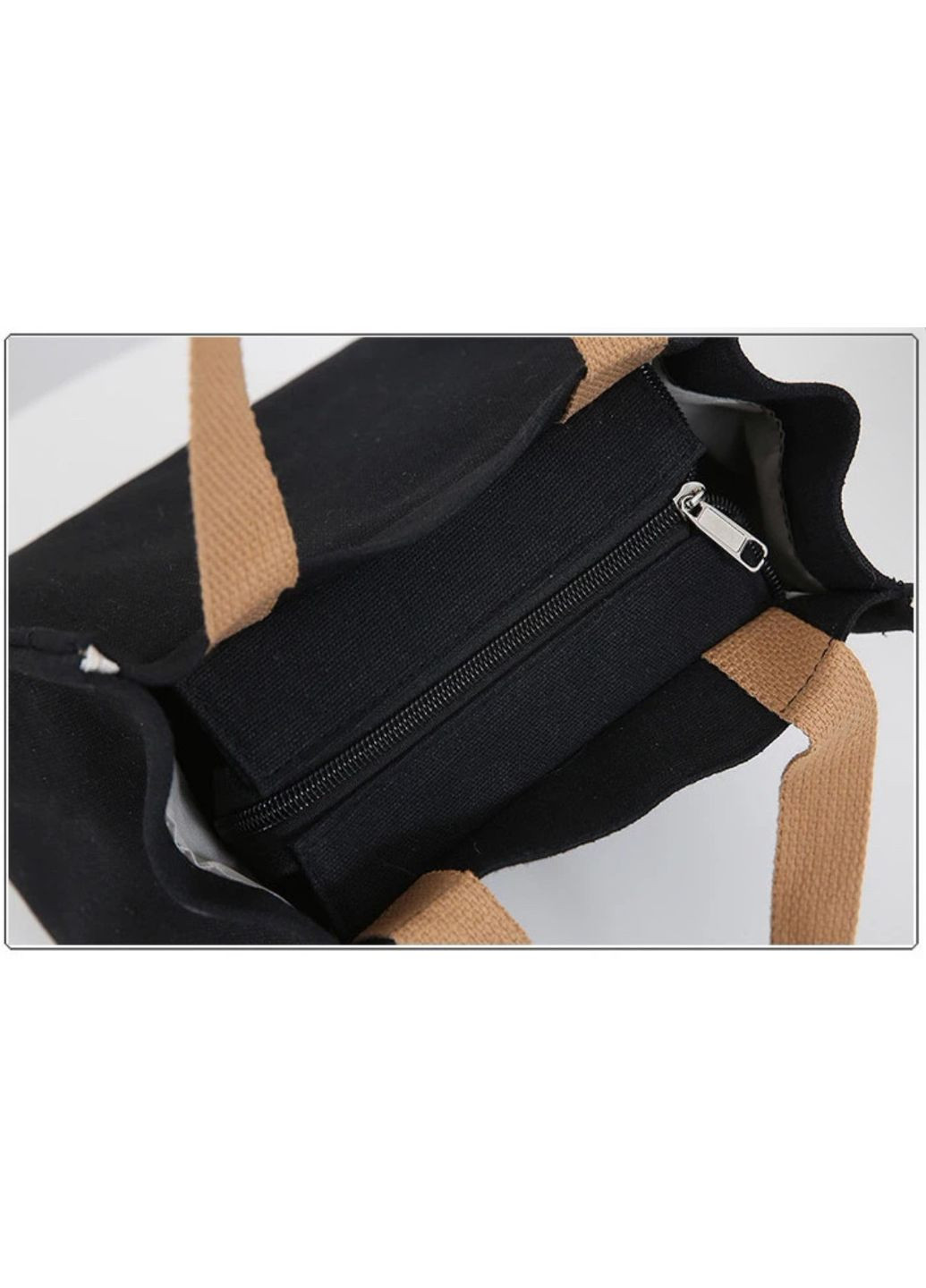 Стильная вместительная текстильная сумка для обедов – ланч-бэг No Brand (333656677)