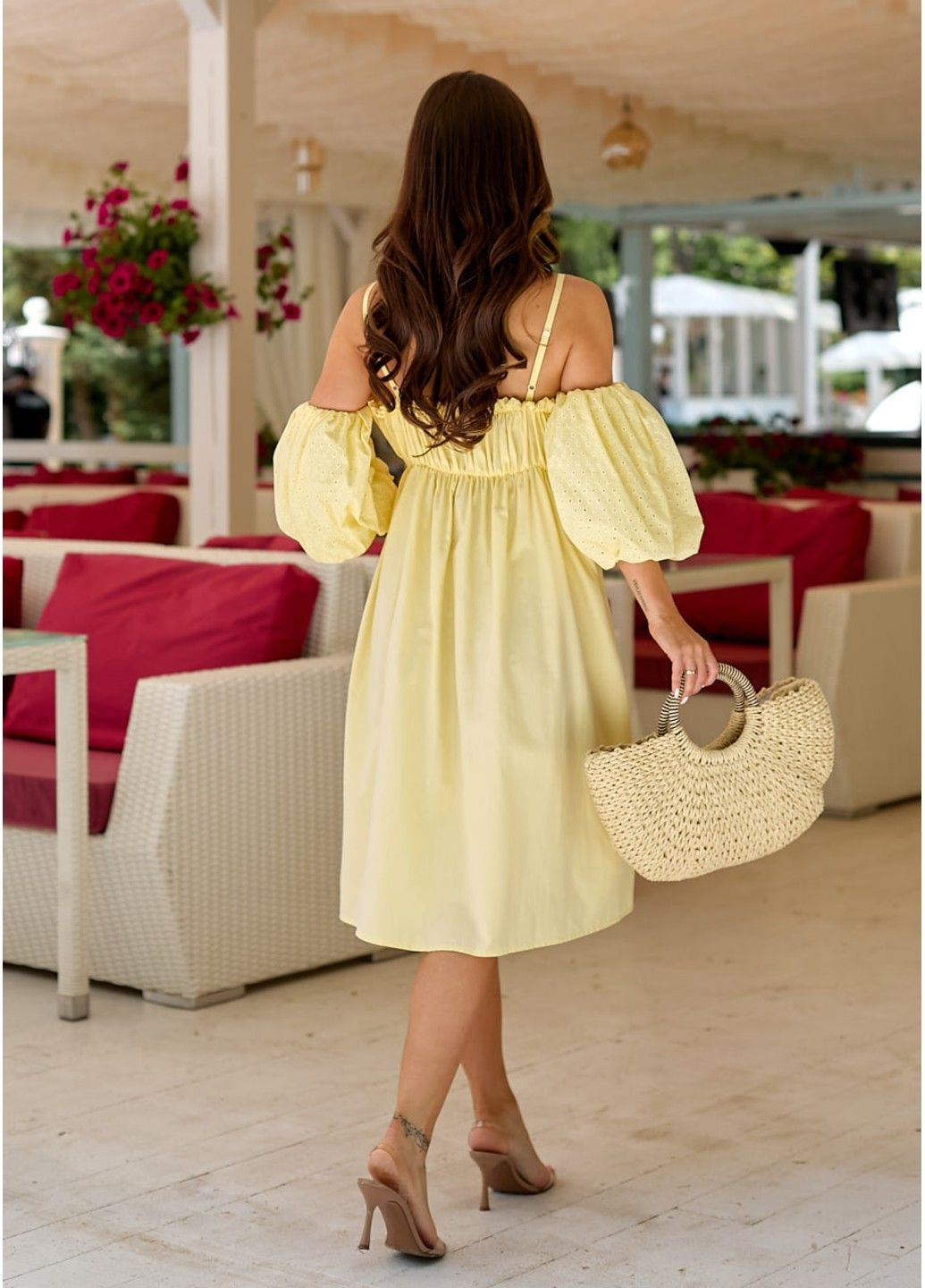 Желтое платье 200858 DIA COSA