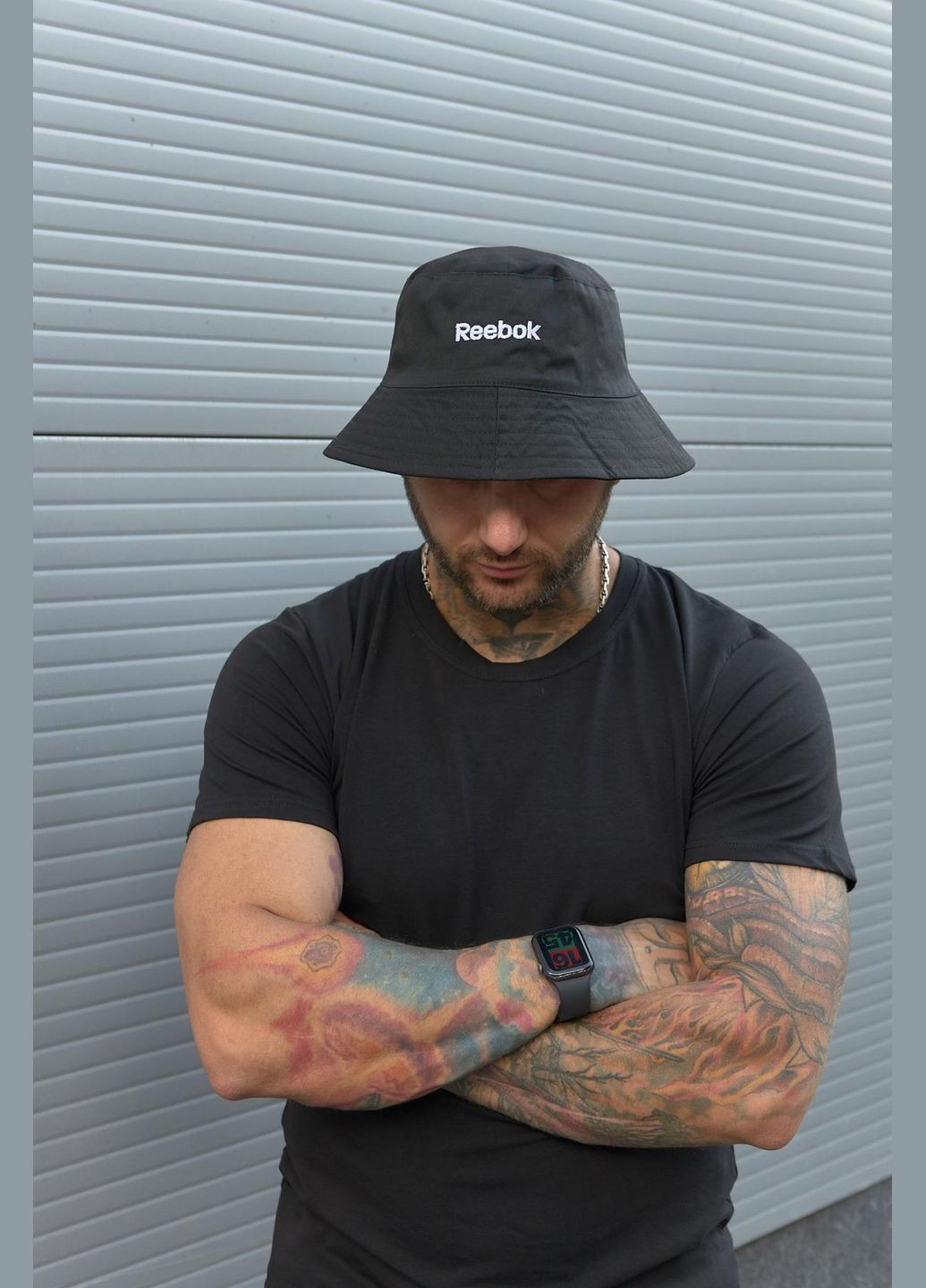 Панама хлопковая базовая черная No Brand (340317242)