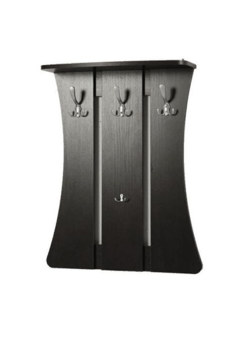 Вешалка-щит для одежды из дерева Кафрин венге (ВЛТ-000812) No Brand (327848440)