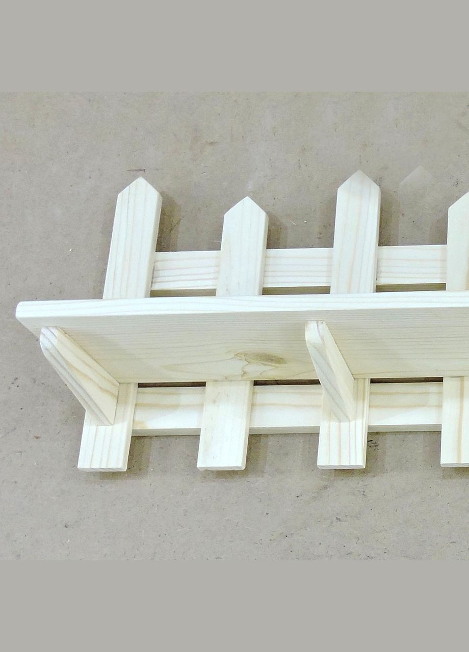 Полка настенная для цветов из дерева Сорокаба 90 бланже (ЦВС-905101) No Brand (328227086)