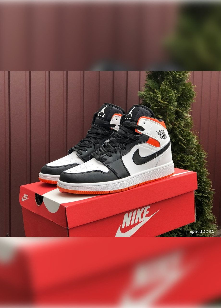 Черные демисезонные черные с белым демисезонные мужские кроссовки No Brand