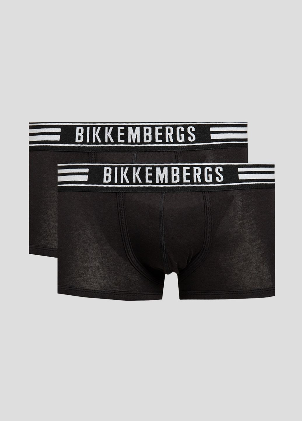 Комплект черных хлопковых трусов (2 шт) Dirk Bikkembergs (297675694)