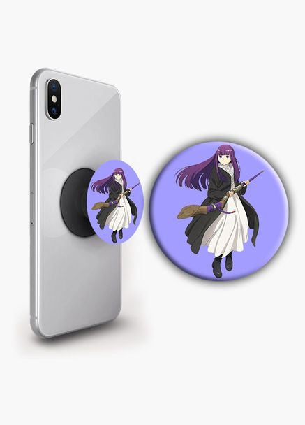 Держатель для телефона PopSockets Аниме Фрирен, провожающий в последний путь #07 Черный No Brand (304503063)