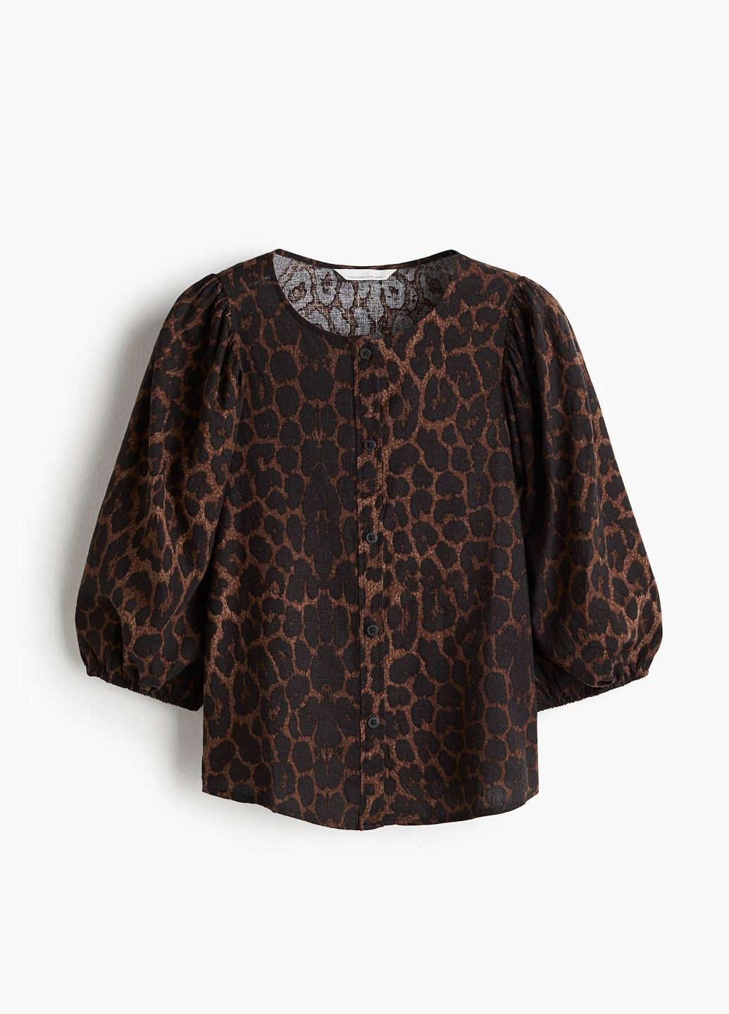 Коричнева блуза H&M