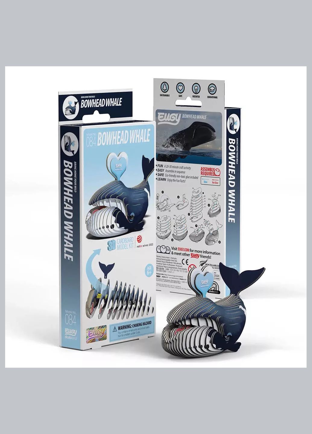 Сборная 3D модель Зоопарк Гренландский кит (XEG-084) Eugy (333252816)