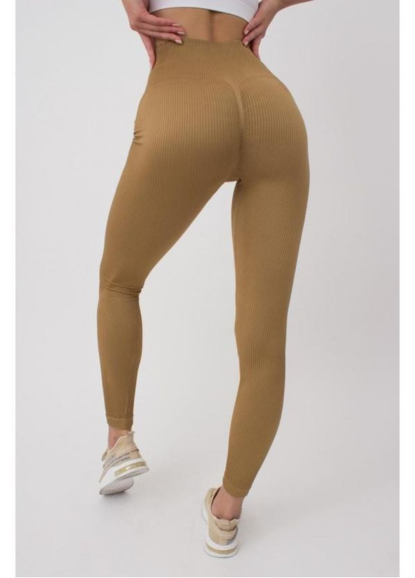 Легінси спортивні в рубчик з моделюючим швом Giulia leggings rib (291876890)
