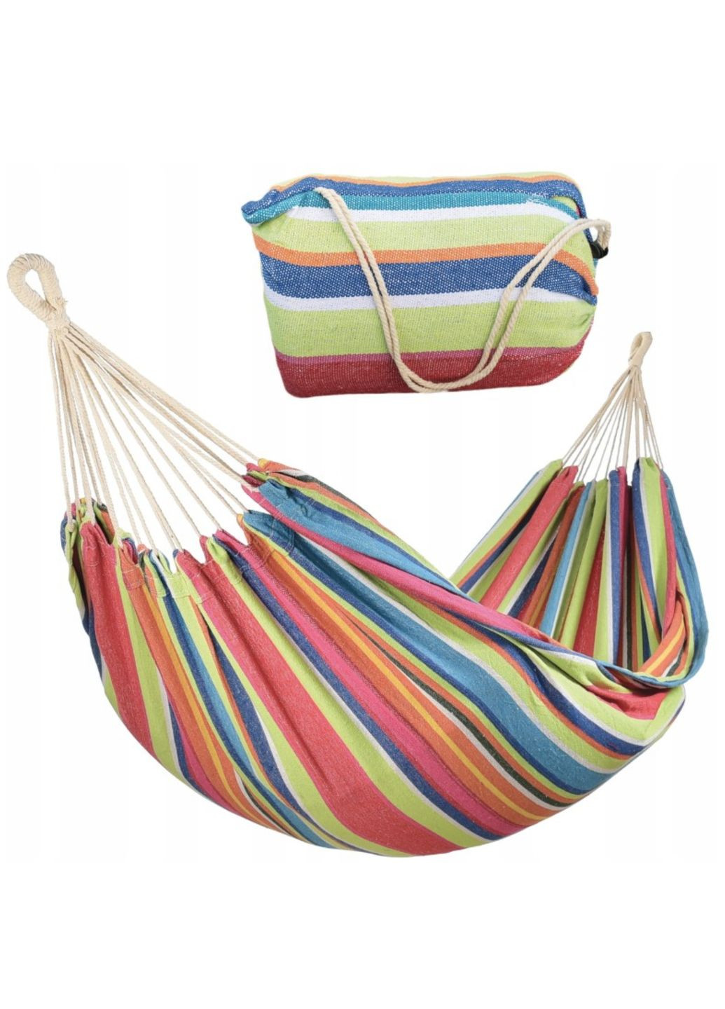Гамак гавайский Garden тканевый с чехлом цветной Jumi (301865566)