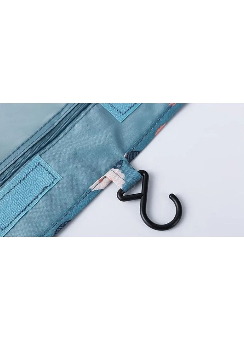 Несесер унисекс для гигиенических принадлежностей и косметики. Темно синий в горошек No Brand (295058815)