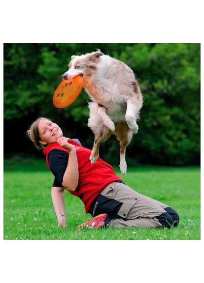 Игрушка для собак "Dog Activity" Летающая тарелка 23см (4011905033563) Trixie "Dog Activity" Літаюча тарілка 23см (366481779)