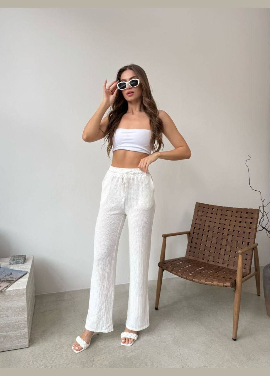 Штани палаццо Тканина: Vaflinè (Туреччина) No Brand (332955305)