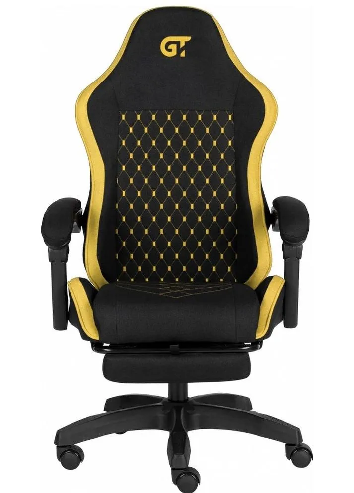 Крісло ігрове X-2339 Black/Yellow (X-2339 Fabric Black/Yellow) GT Racer (394398307)