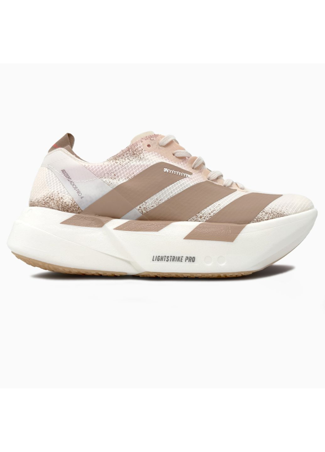 КРОССОВКИ ЖЕНСКИЕ ADIDAS ADIZERO EVO SL GOLD / PINK АДИДАС АДИЗЕРО ЕВО No Brand розовые демисезоны (367176181)