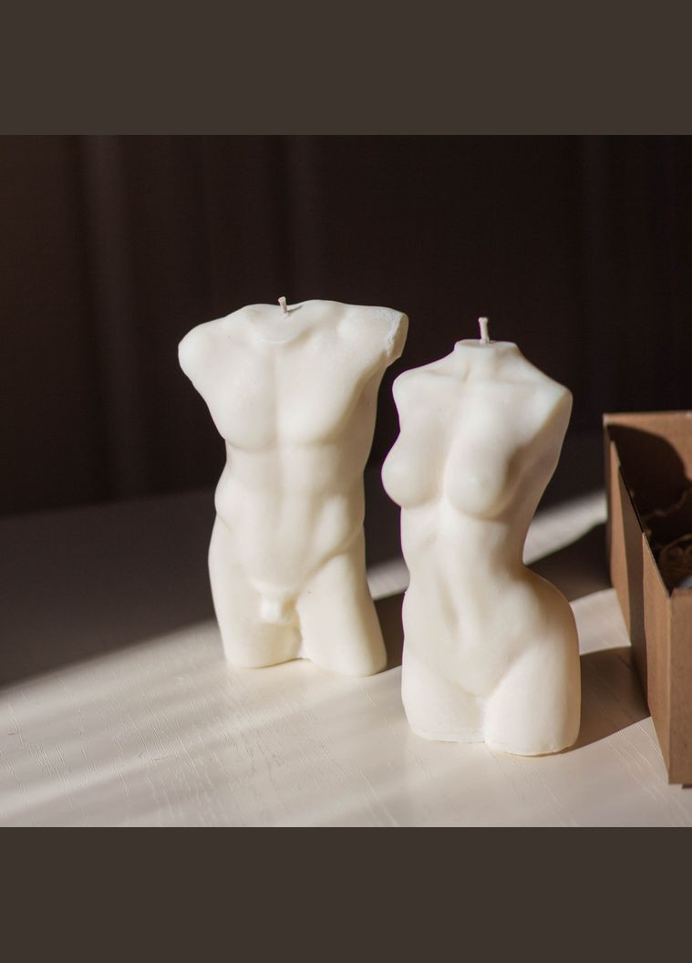 Набір свічок з двох більших силуетів Ж і Ч SD Handmade (307363823)