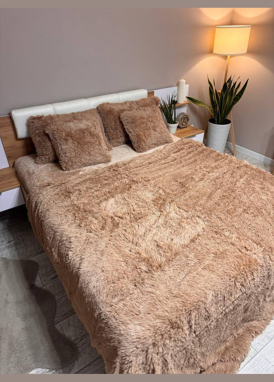 Постельное белье велюровое травка 4 наволочки Евро No Brand (308754487)