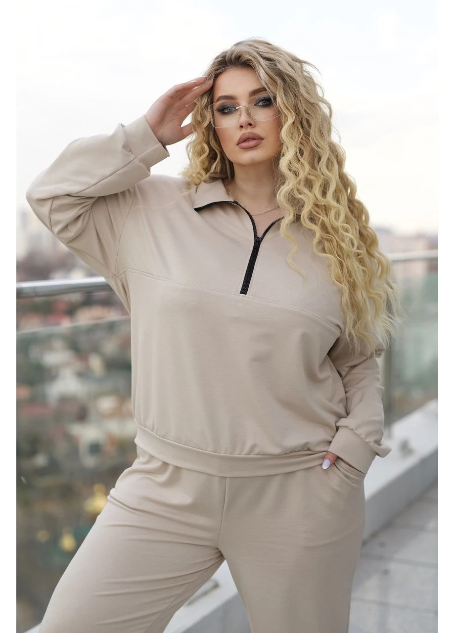 Спортивний костюм жіночий з двонитки Fashion (386664409)
