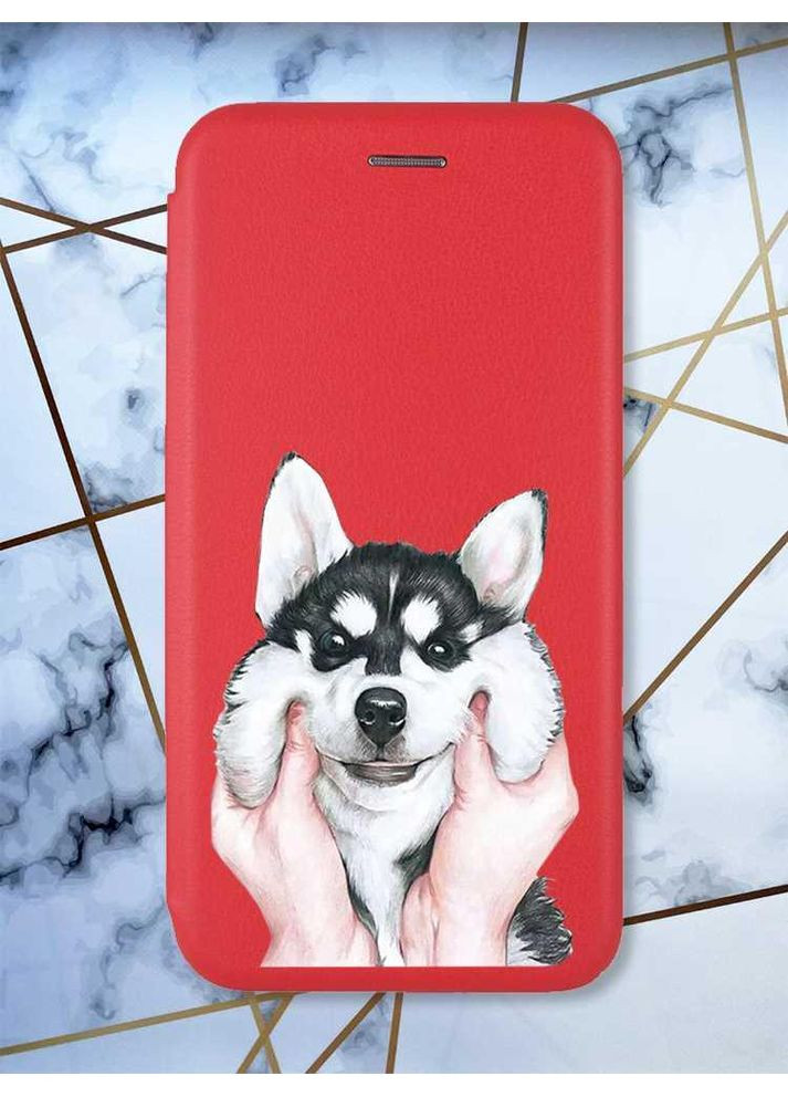 Чехол-книжка с рисунком для Samsung Galaxy A50 (2019) A505/A30s; Мордочка (принт 121) G-Case (359500421)