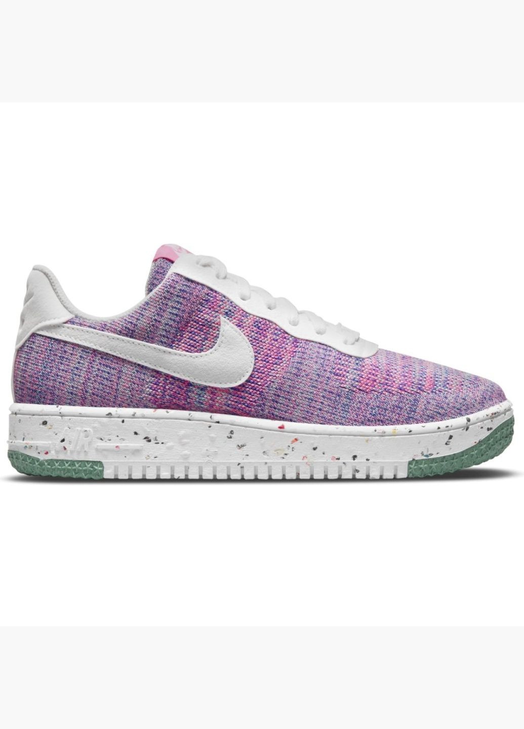 Кроссовки женские Air Force 1 Crater Flyknit Violet DC7273-500 Nike фиолетовые (333651637)