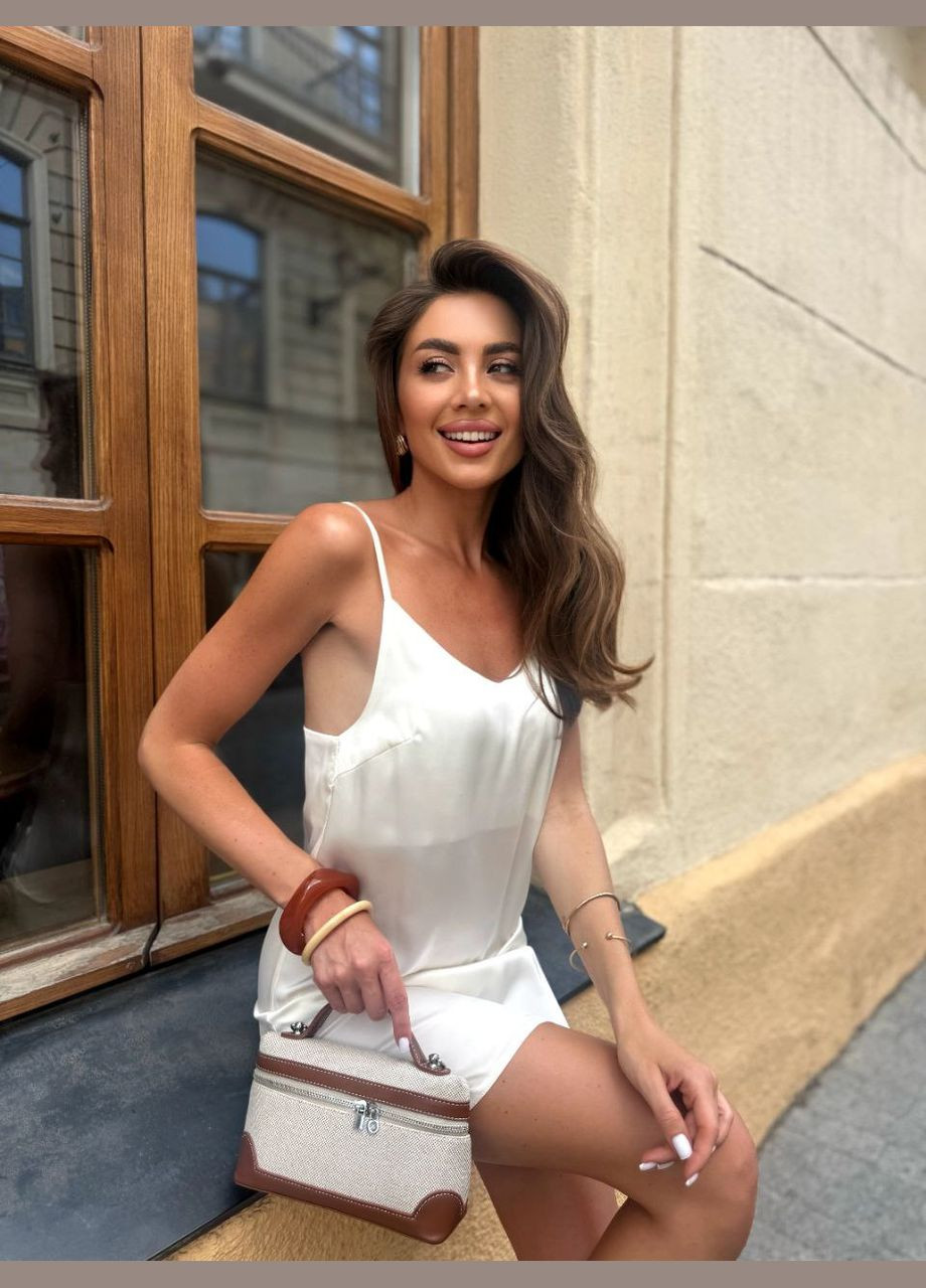 Молочна повсякденний сукня жіноча а-силует Україна однотонна