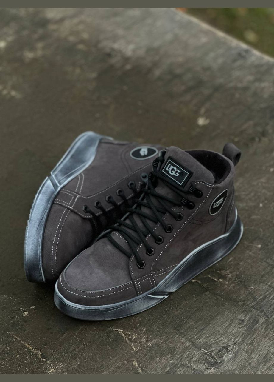 Серые зимние ботинки Vakko