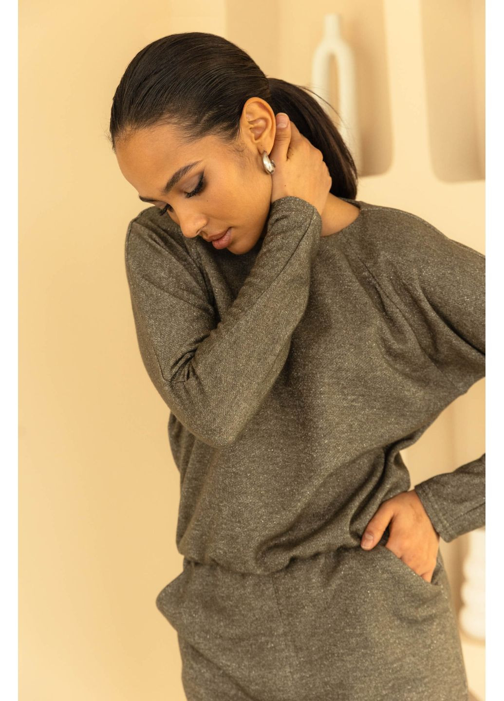 Оливковое платье 2130.5584 Seventeen