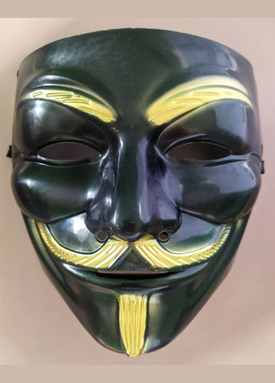 Маска Анонимуса черная No Brand (302312906)