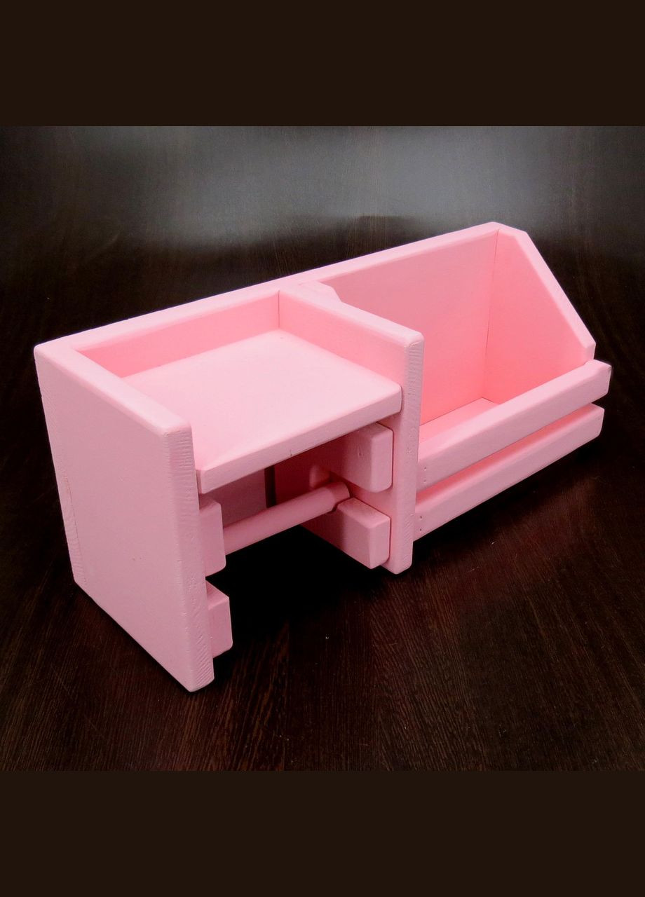 Тримач для туалетного паперу з дерева Літіум барбі (ДТБ-001850) No Brand (328090889)