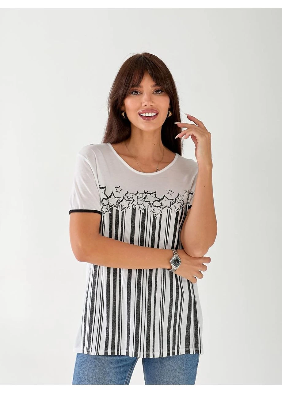 Жіноча футболка з малюнком Fashion - (382150231)