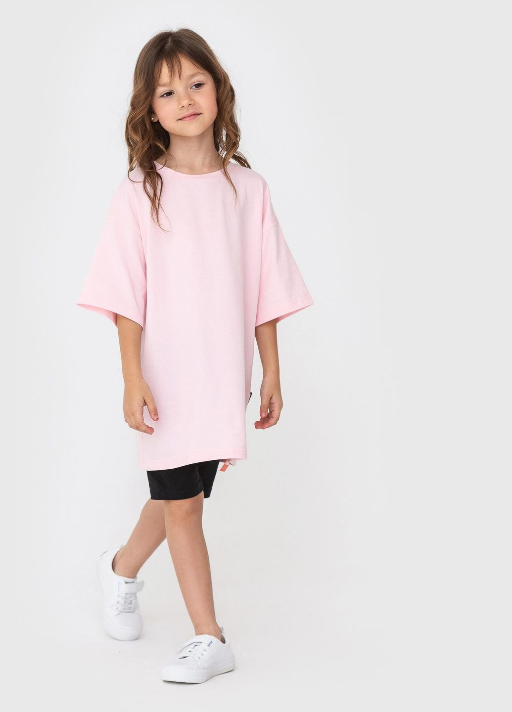 Розовая демисезонная детская футболка kids Garne