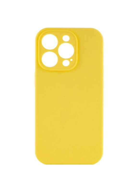 Чохол Silicone Case Full Camera Protective (AA) NO LOGO для Apple (6.7") Жовтий | Yellow Epik iPhone 15 Pro Max (297983897)