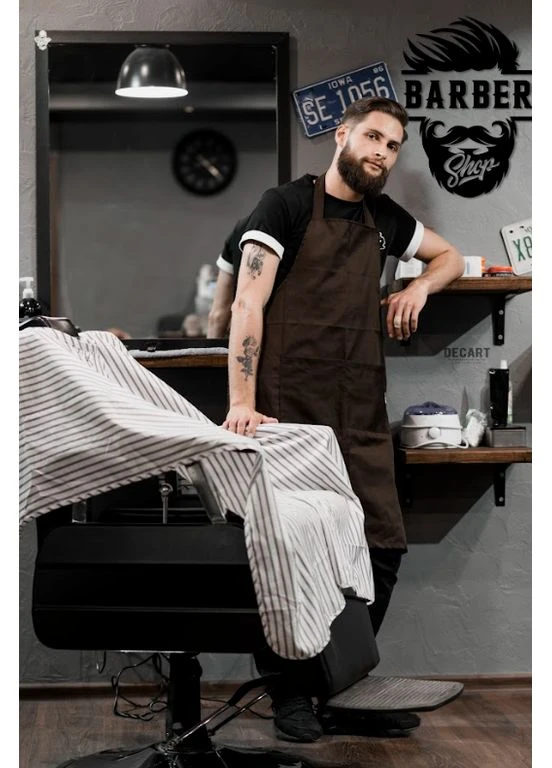 Дерев'яне панно Barber 70х50 см Decart (360609264)