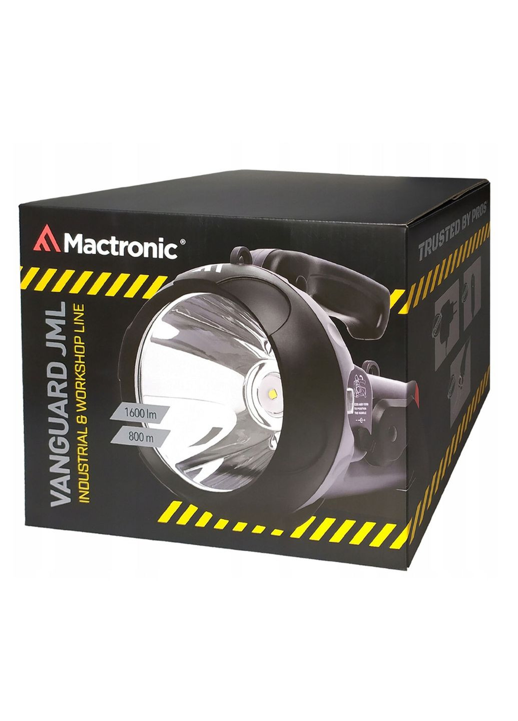 Ліхтар пошуковий Vanguard JML (1600 Lm) White/Red LED Rechargeable (PSL0032) Mactronic (315937650)