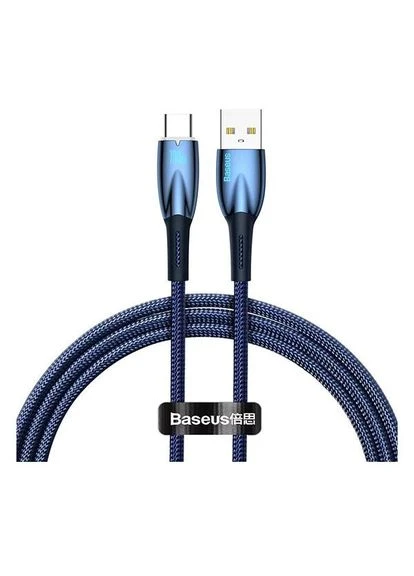Кабель Glimmer Series 1 m USB - Type-C 100W CADH000403 голубой Baseus (280876852)