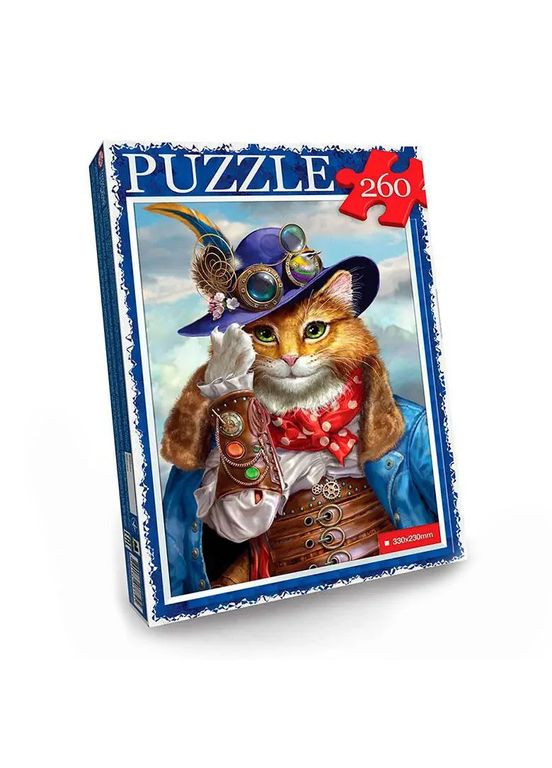 Пазл "Кіт у капелюсі-2" C260-13-13, 260 ел. Danko Toys (367962422)