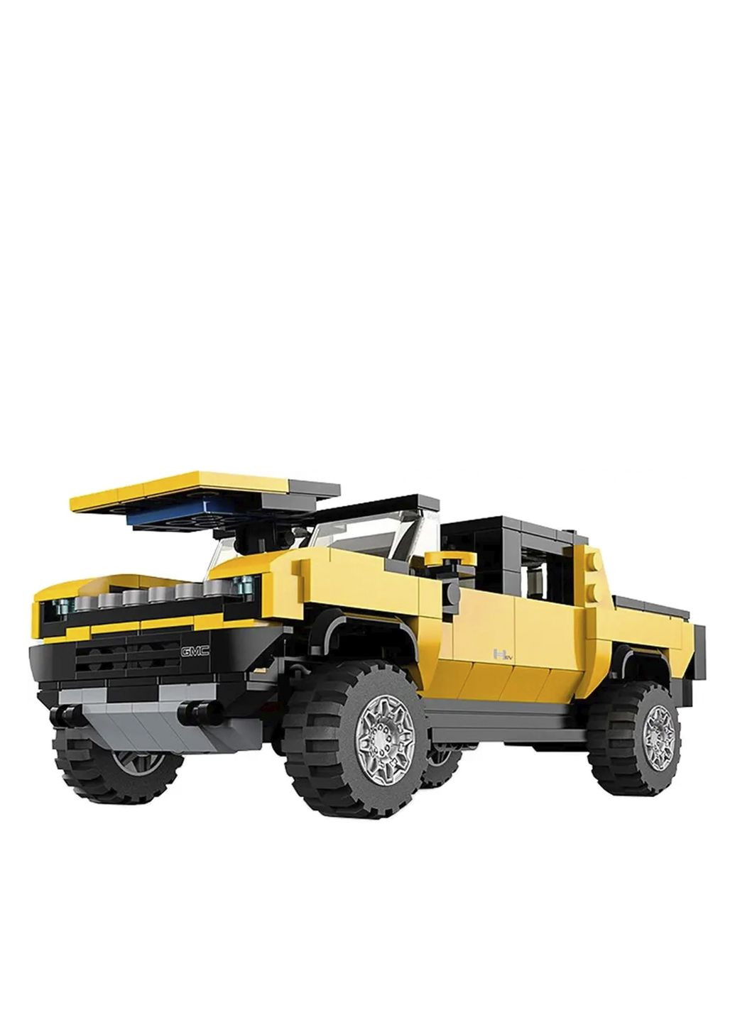 Машинка Hummer EV конструктор bricks 1:30 колір жовтий CB-00278197 Rastar (332330149)
