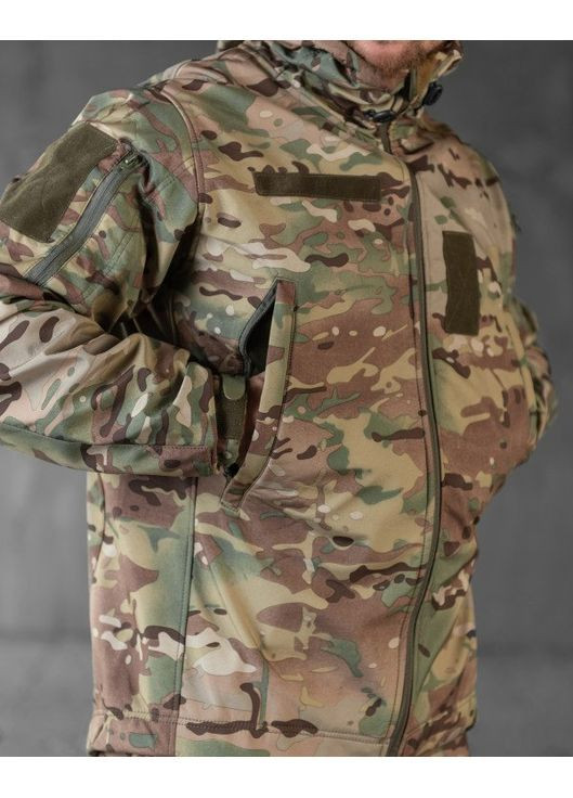 Армійський чоловічий демісезонний костюм SoftShell мультикам No Brand