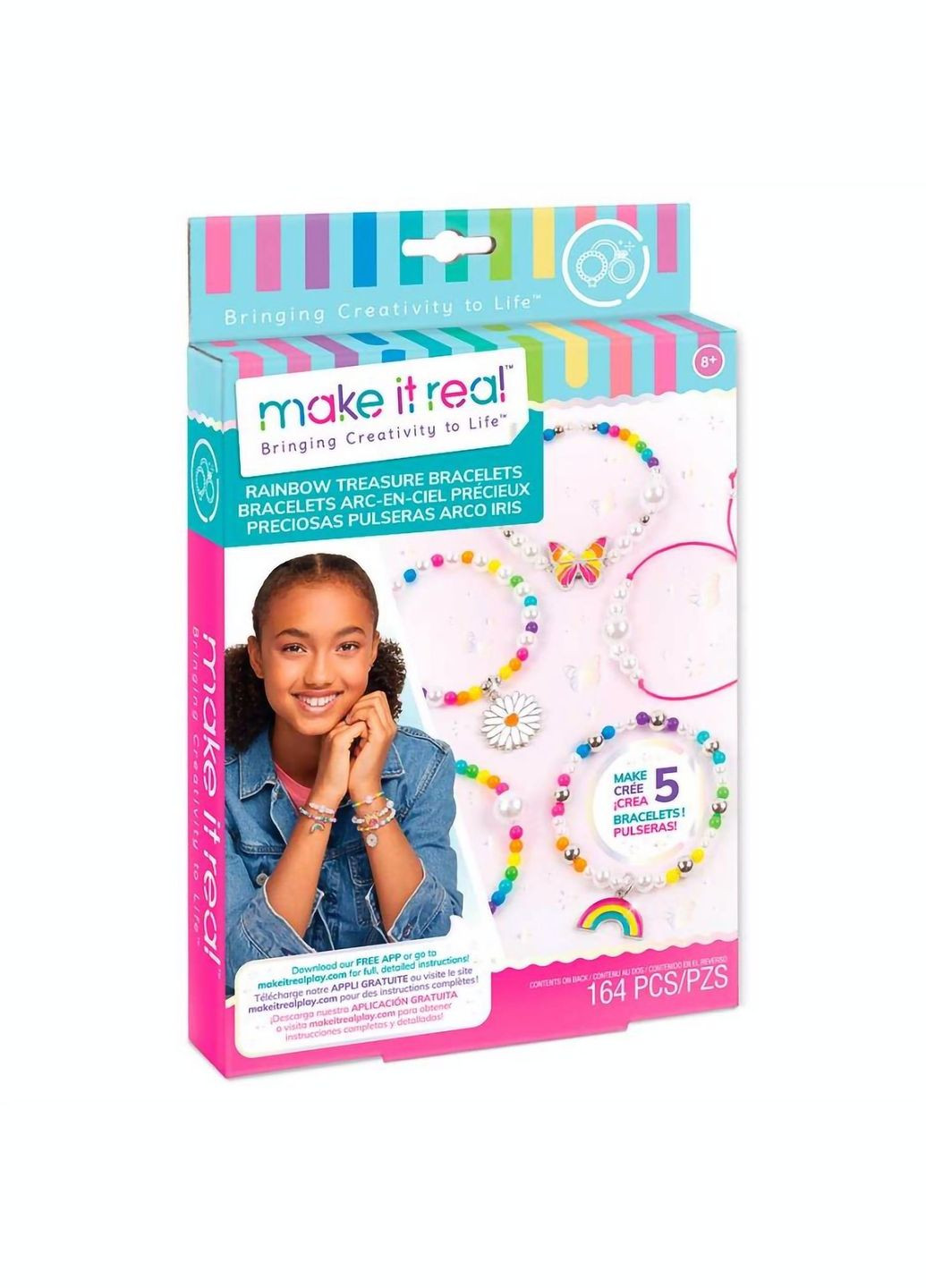 Набор для создания шарм-браслетов Радужные сокровища () Make it Real MR1216 (337470770)