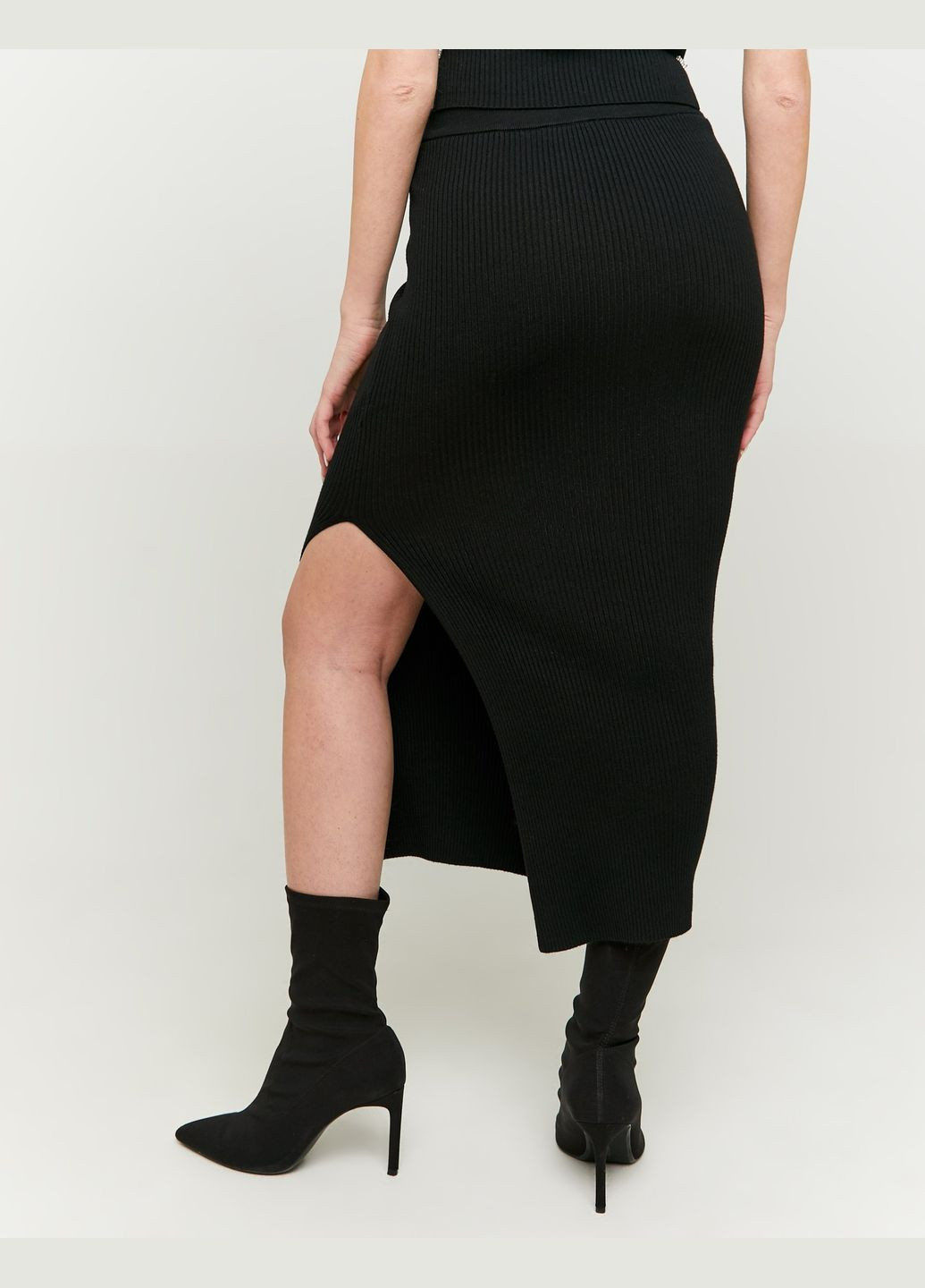 Черная однотонная юбка Tally Weijl